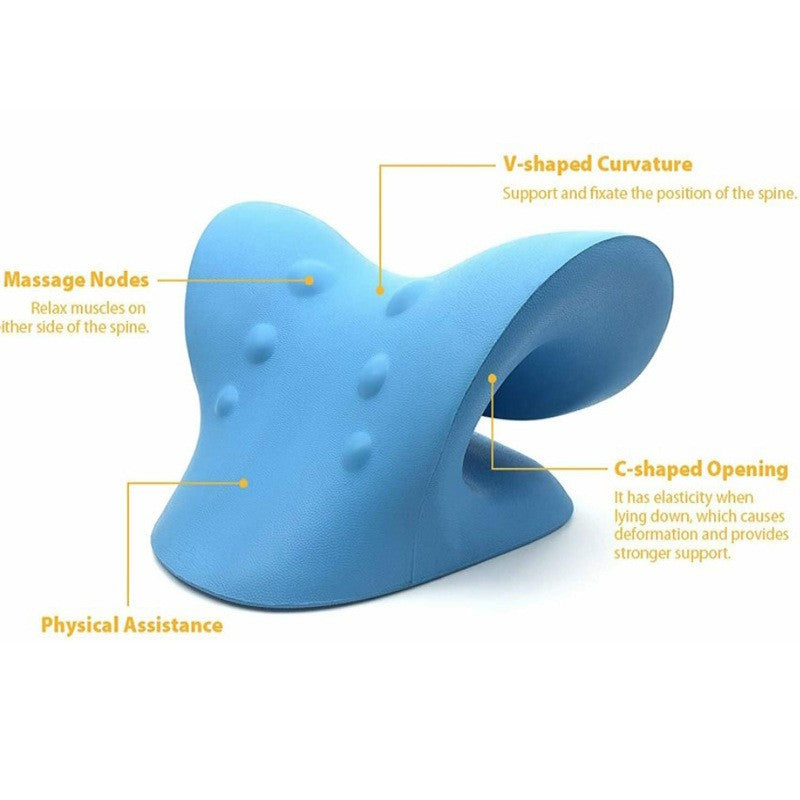 Neck and posture correction pillow