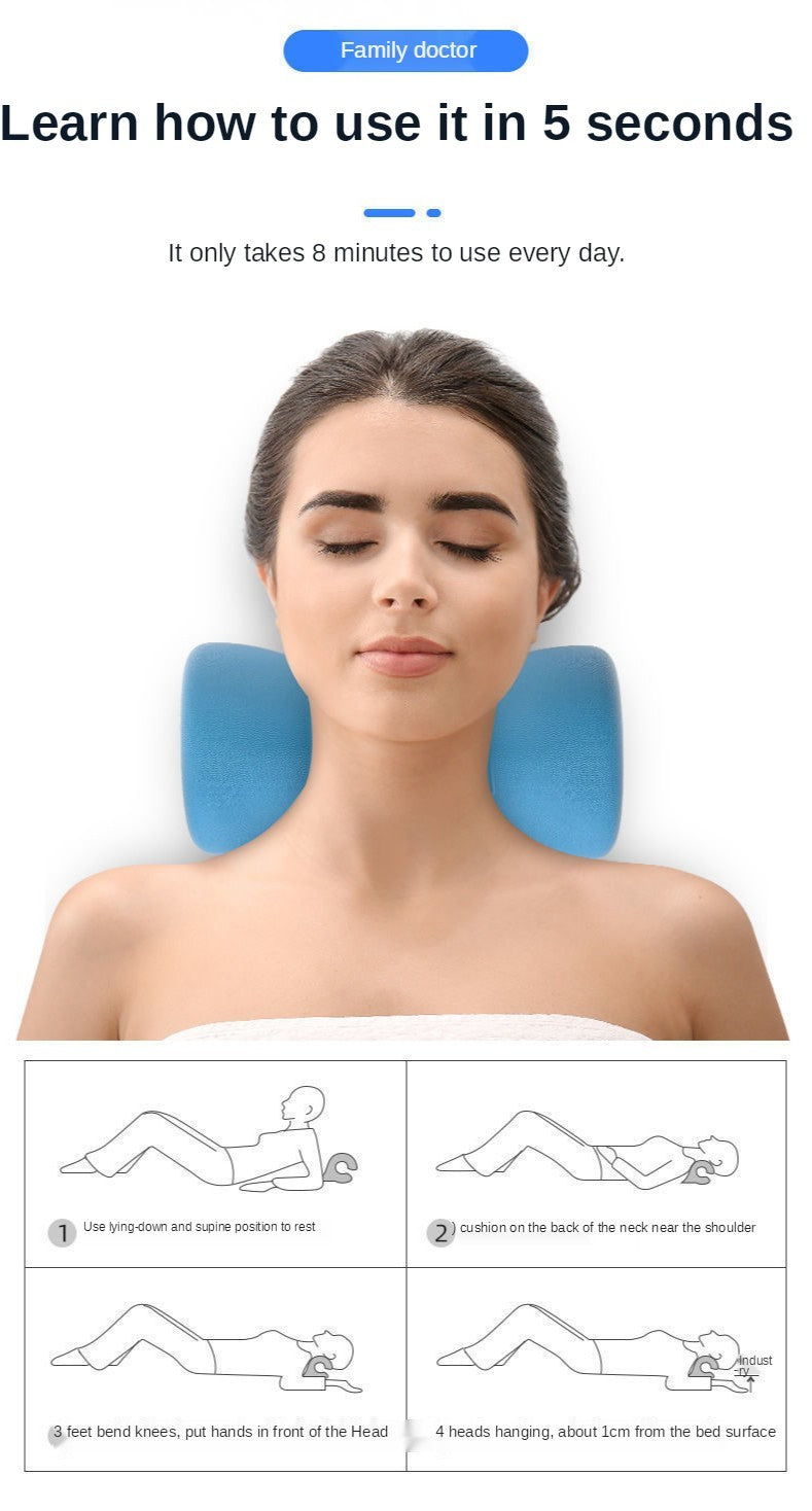 Neck and posture correction pillow